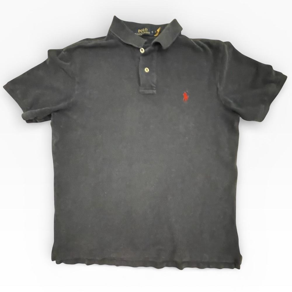 Polo Ralph Lauren Navy Blue Polo Shirt - Picture 6 of 8